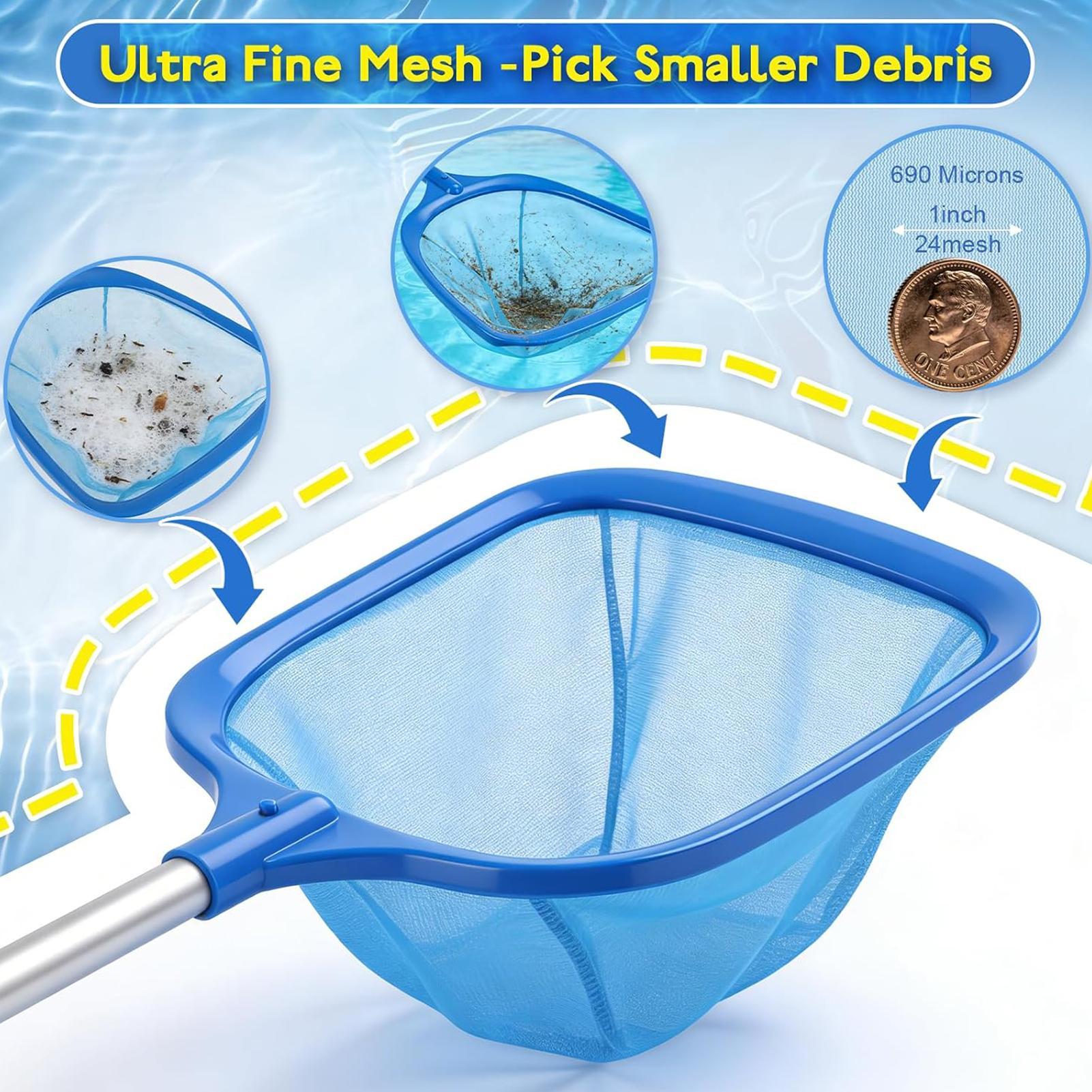 Pool Skimmer Net - Pool Net Skimmer Water Mesh Filtration