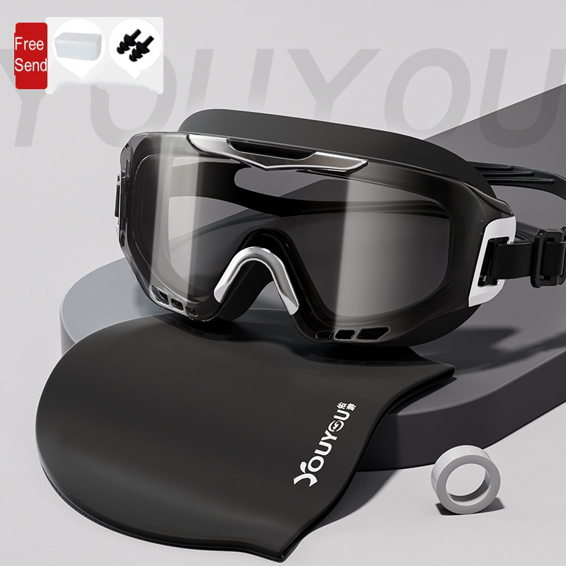 Swim Goggles Anti Fog Uv - Men Women Anti-fog UV Protection Big
