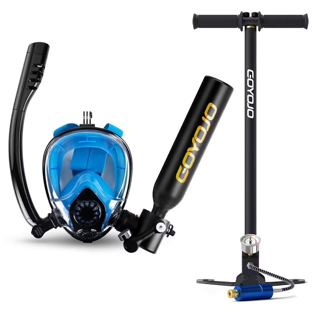 0.5L Scuba Tank Full Face Snor - Snorkel Mask Full Face recension och pris