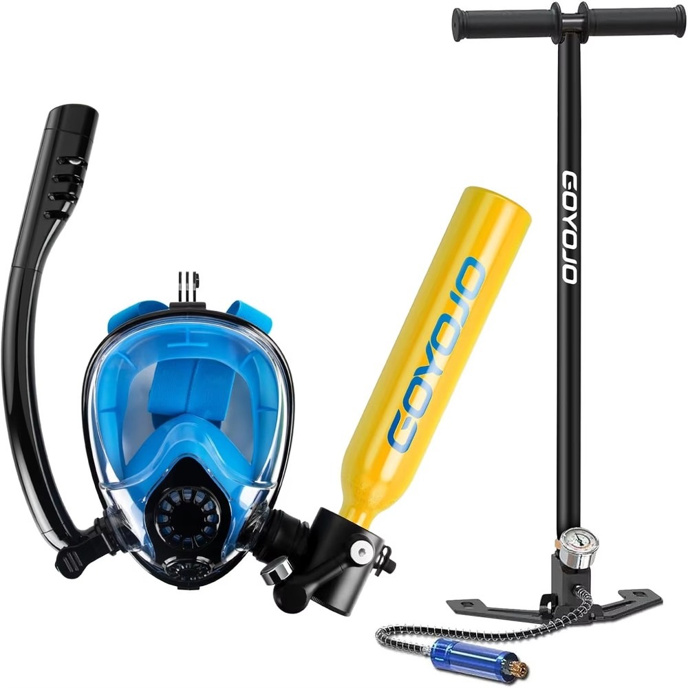 0.5L Scuba Tank Full Face Snor - Snorkel Mask Full Face recension och pris
