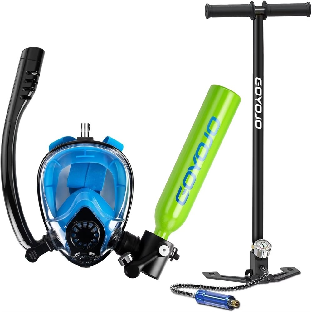 0.5L Scuba Tank Full Face Snor - Snorkel Mask Full Face recension och pris