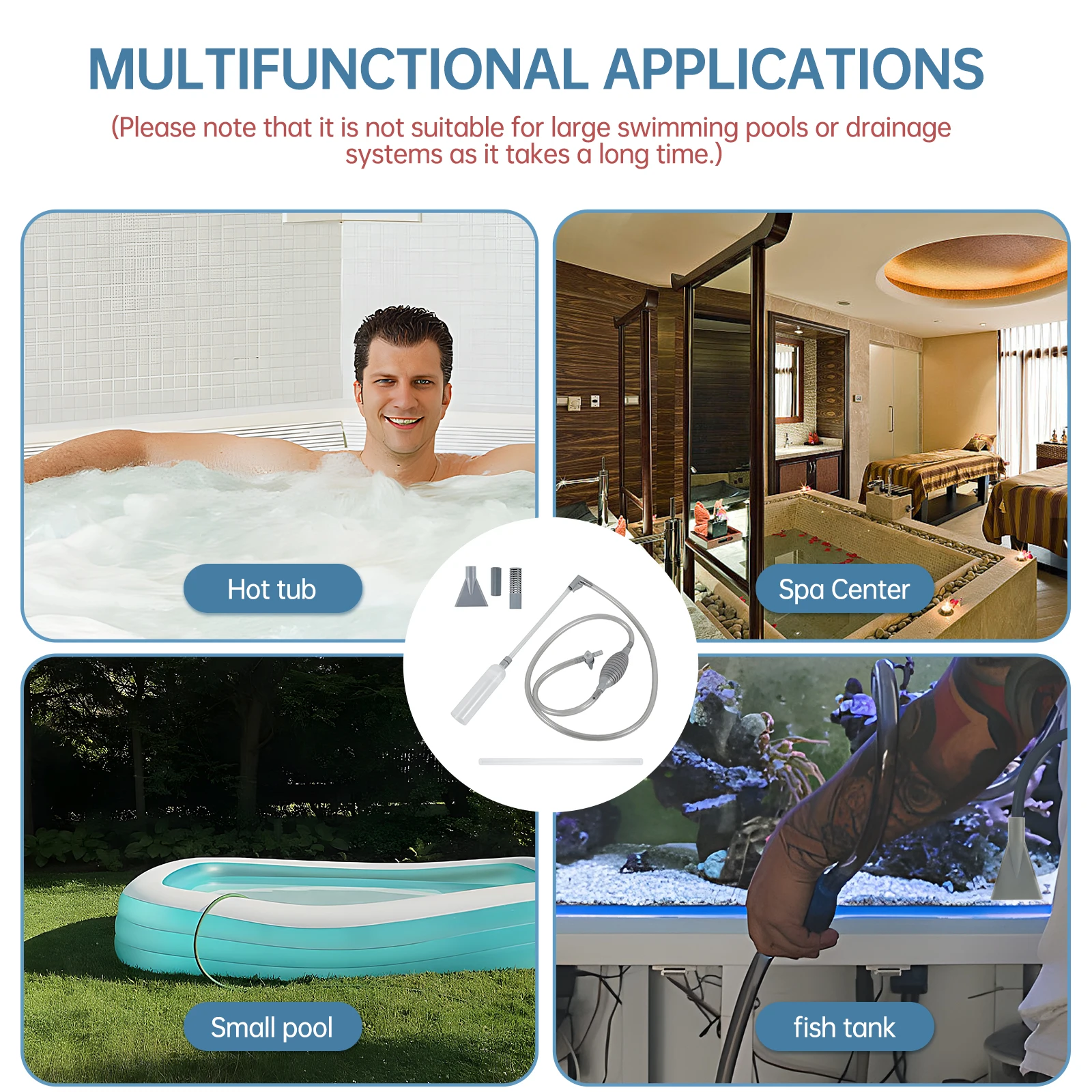 Hot Tub Vacuum Cleaner 10ft Sw - Pool Vacuum Manual recension och pris