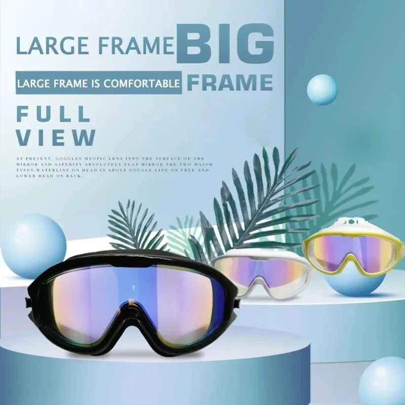 Mirrored Adult Swim Goggles –  - Swim Goggles Anti Fog Uv recension och pris