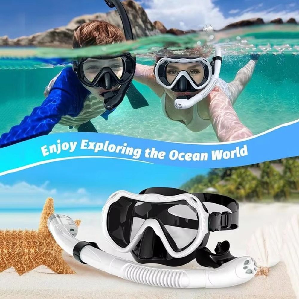 Anti Fog Diving Mask Soft Sili - Snorkel Mask Full Face recension och pris