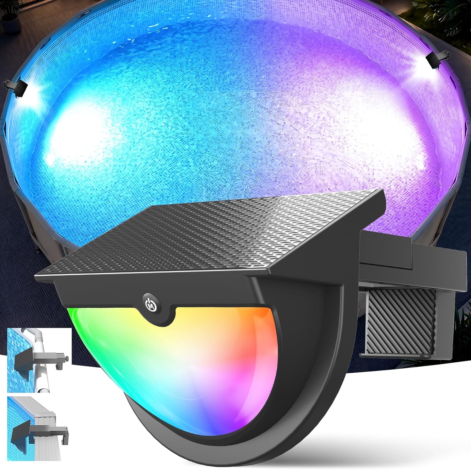 Solar Pool Lights All Season M - Pool Light Solar Rechargeable recension och pris