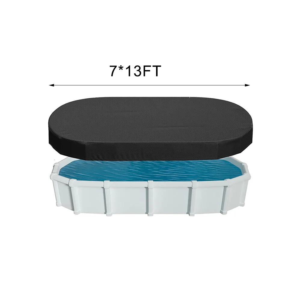 Solar Oval Pool Cover Rectangu - Pool Cover Waterproof recension och pris