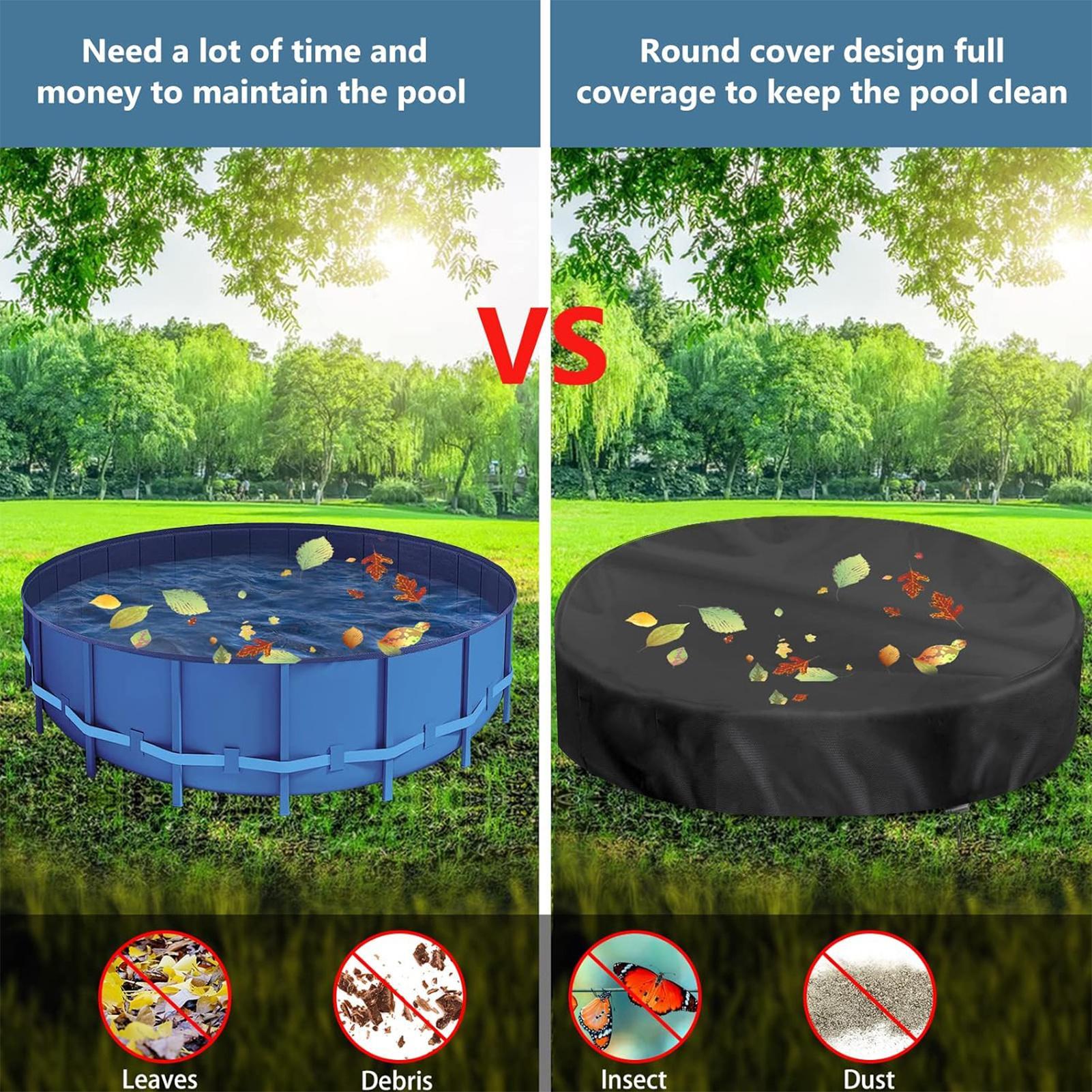 6/8/10/12ft Round Swimming Poo - Pool Ladder Above Ground recension och pris