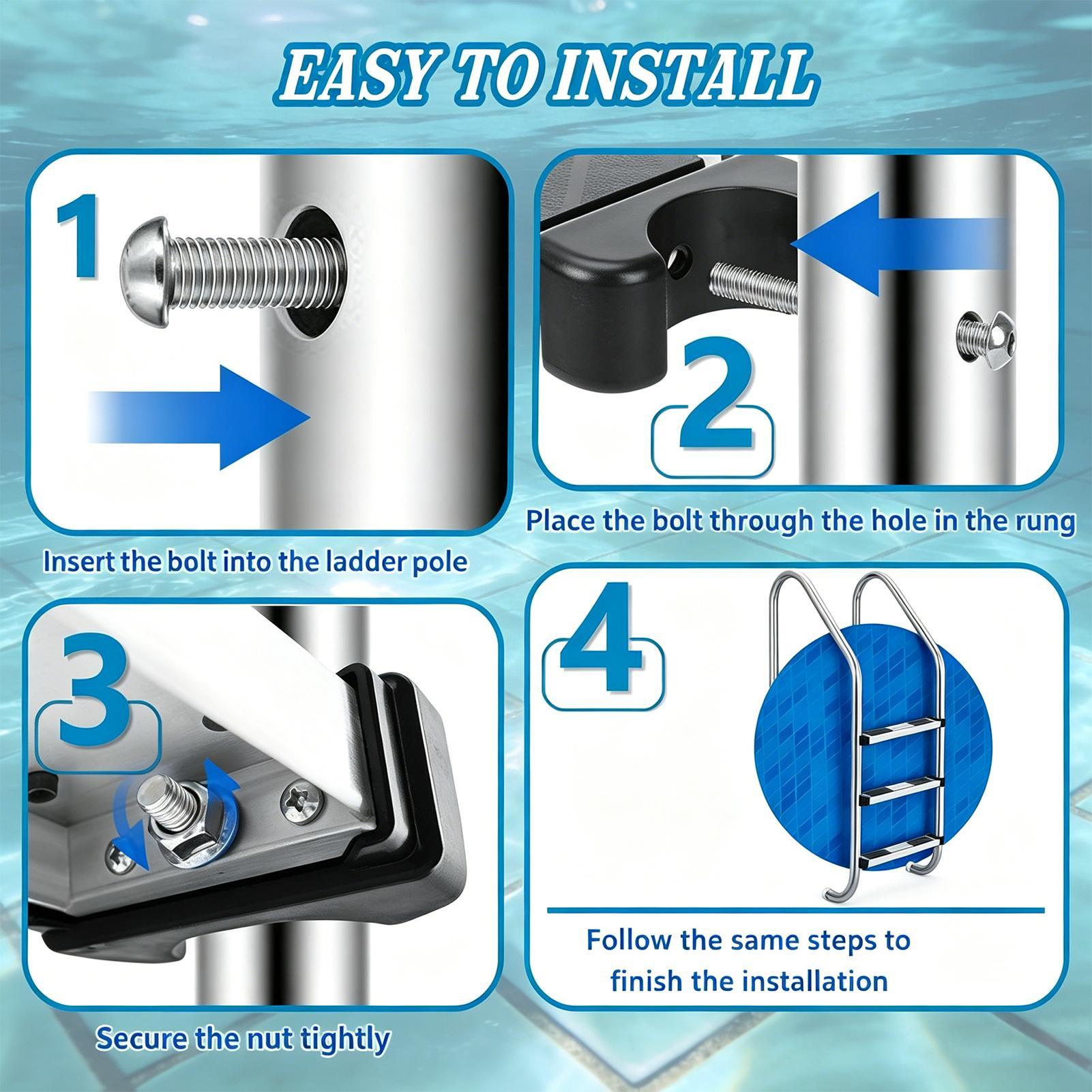 Pool Ladder Steps Replacement  - Pool Ladder Above Ground recension och pris