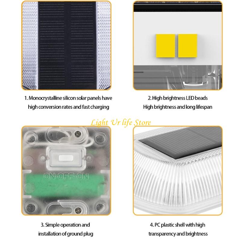 63HA Solar Propelled Ground Li - Pool Light Solar Rechargeable recension och pris