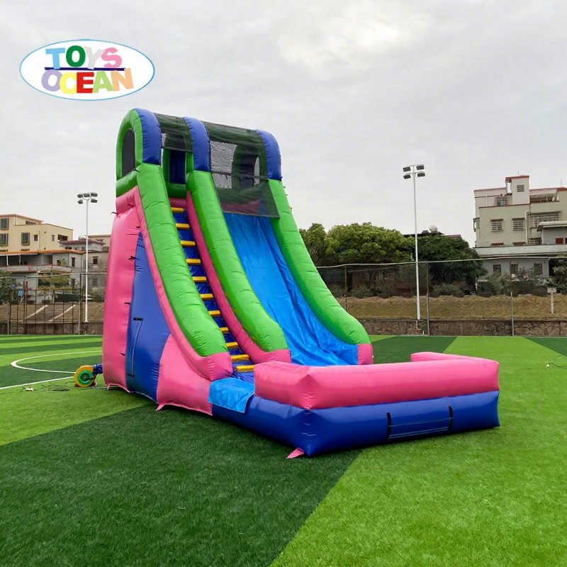 New Outdoor Children's Slide w - Water Slide Inflatable recension och pris