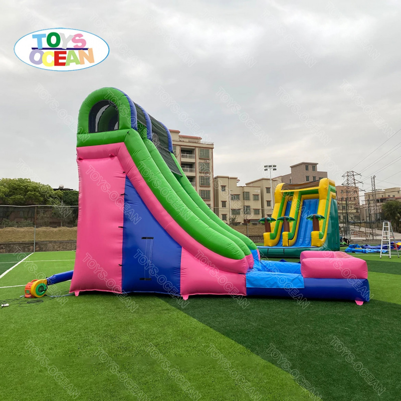 New Outdoor Children's Slide w - Water Slide Inflatable recension och pris