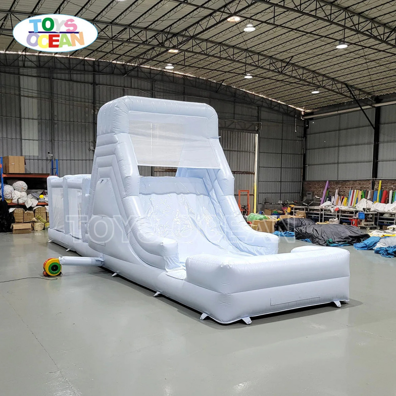 White Inflatable Water Slide w - Water Slide Inflatable recension och pris