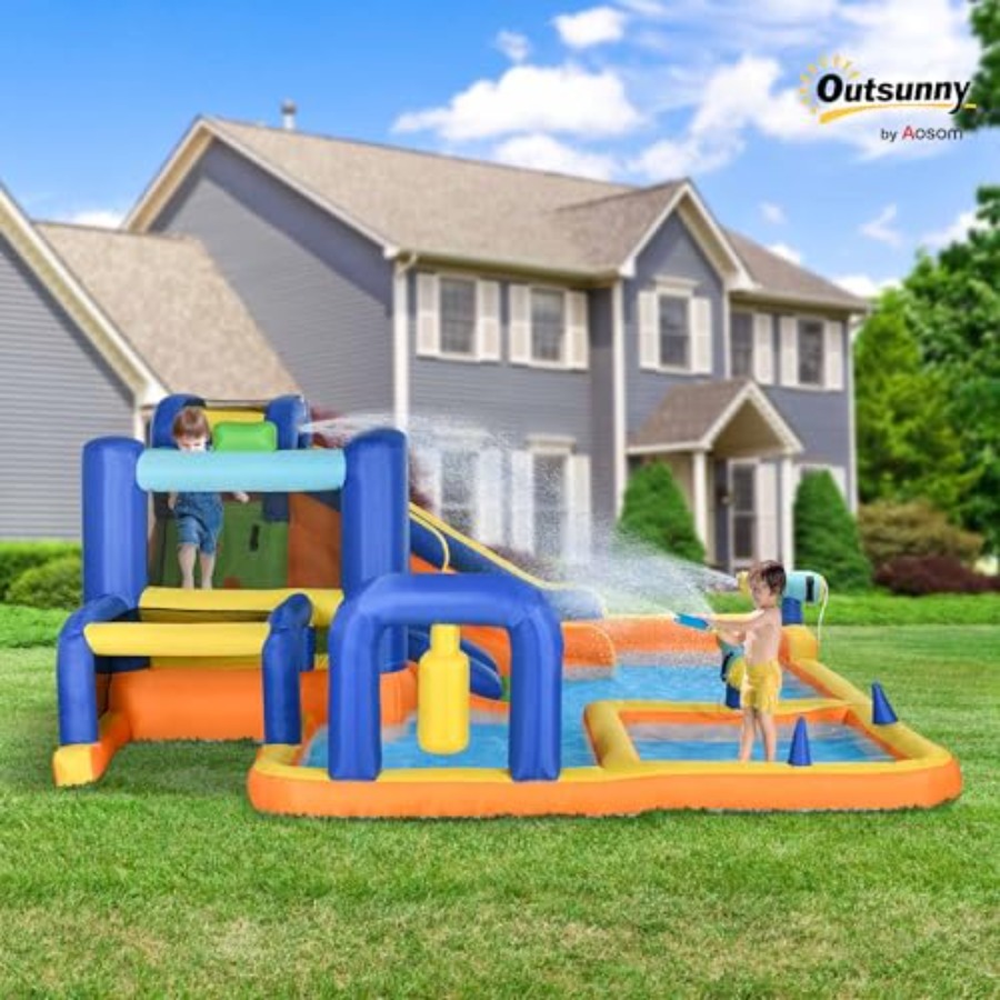 inflatable water slide 7-in-1  - Water Slide Inflatable recension och pris