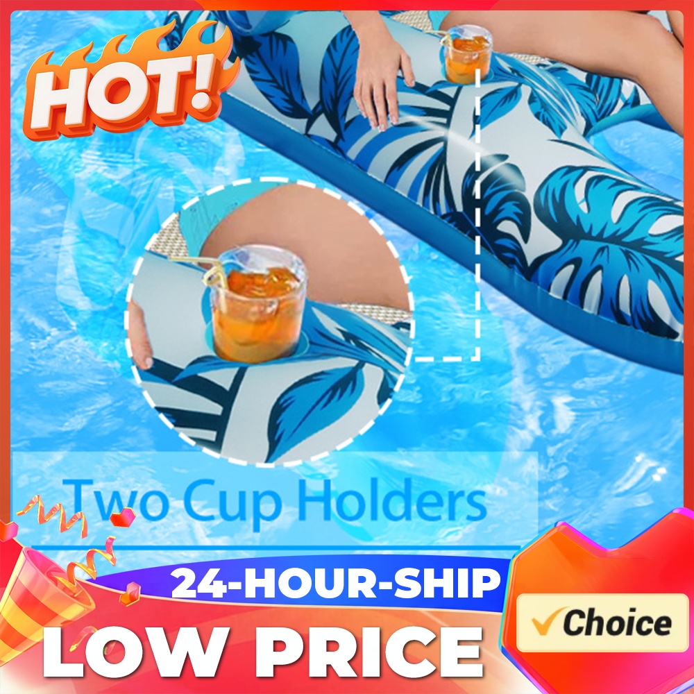 Swimming Pool Mattress with Su - Pool Lounger Inflatable recension och pris