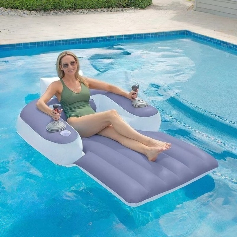 New Inflatable Water Floating  - Pool Lounger Inflatable recension och pris