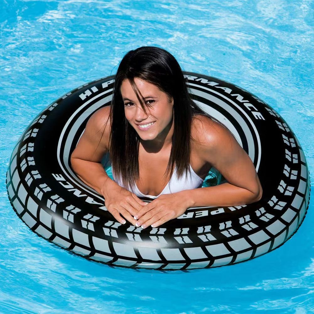 Inflatable Tire Swimming Ring  - Pool Float Ring Inflatable recension och pris