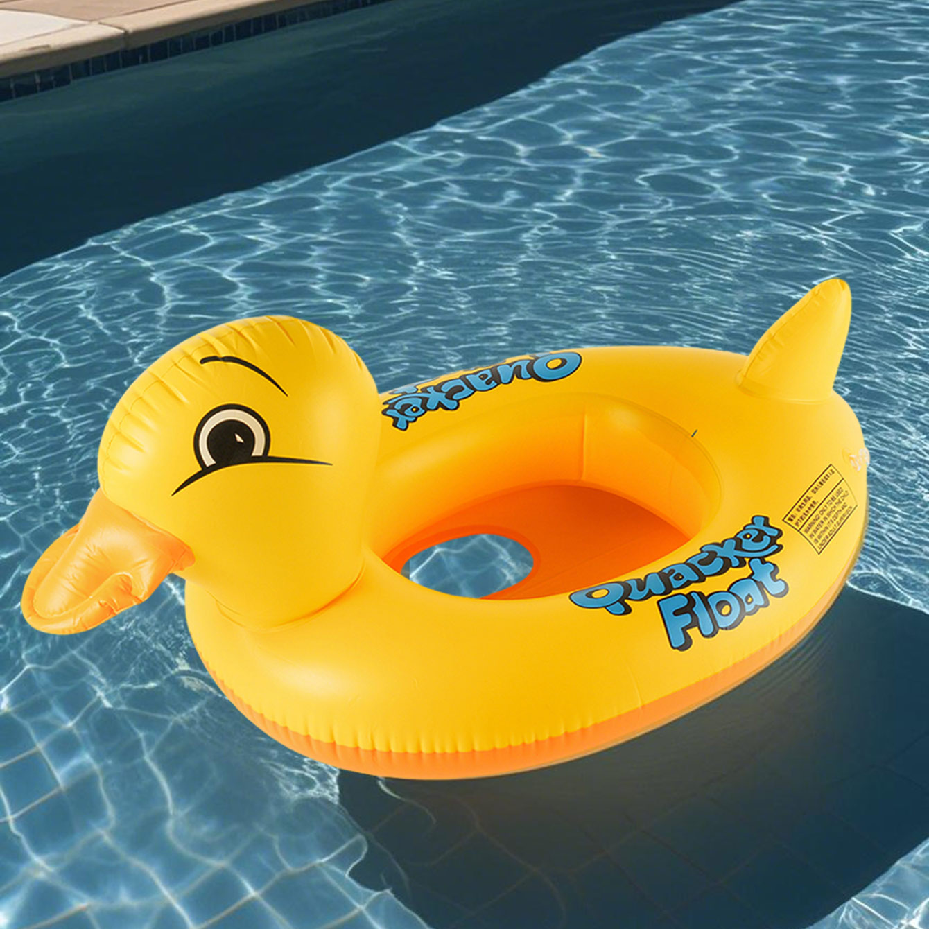 1PC Duck-shaped Thickened Infl - Pool Float Ring Inflatable recension och pris