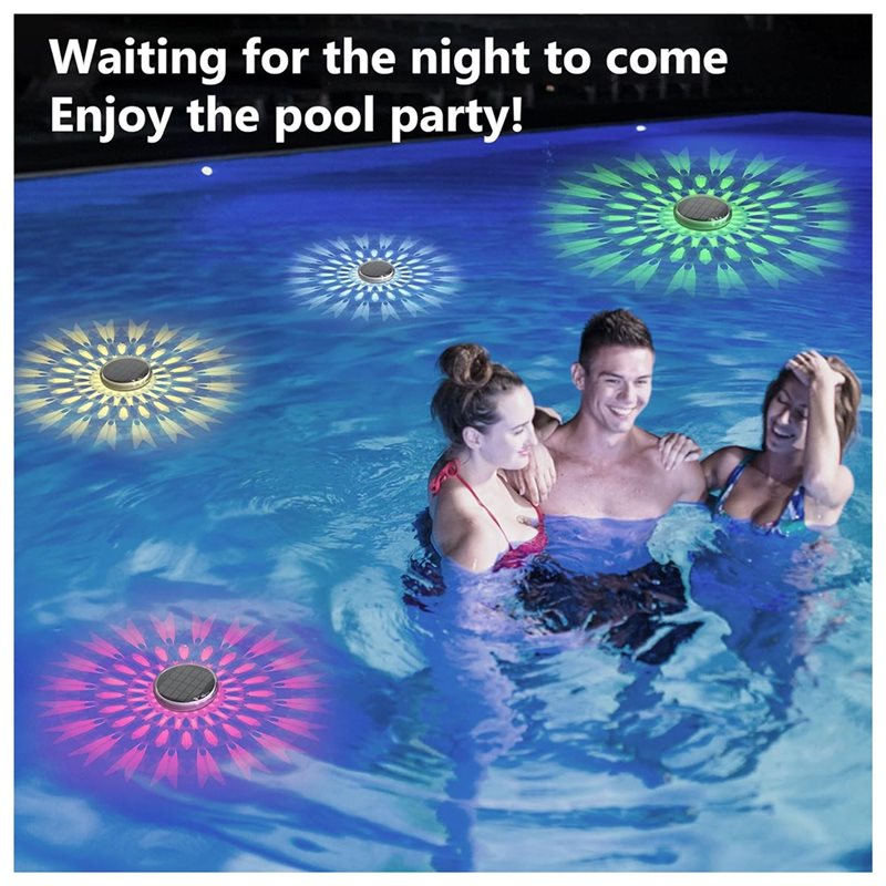 SOFT-Timing Mode Solar Recharg - Pool Light Solar Rechargeable recension och pris