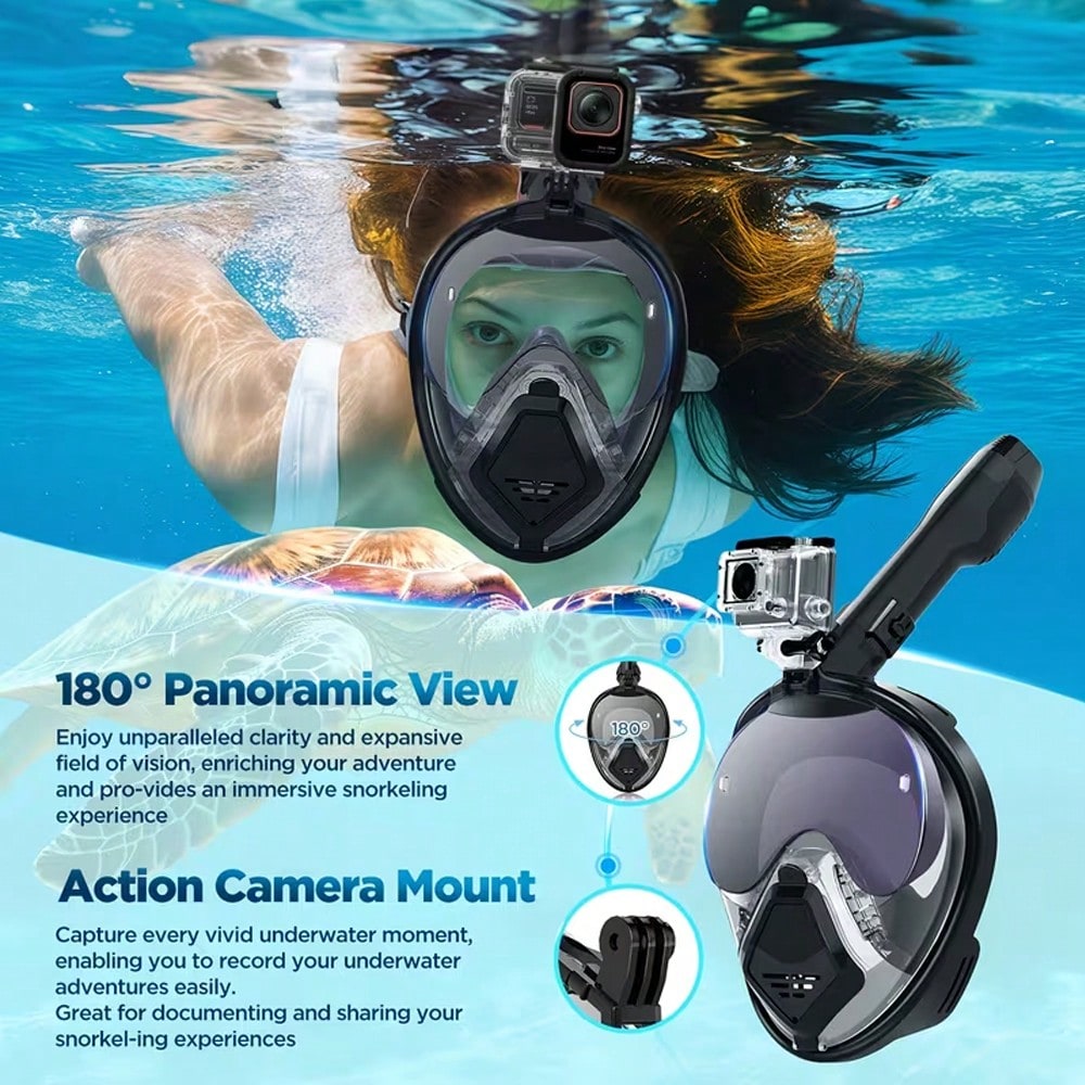 Devilfish Full Face Snorkel Ma - Snorkel Mask Full Face recension och pris